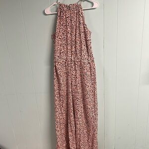 Leapord-ish print jumpsuit